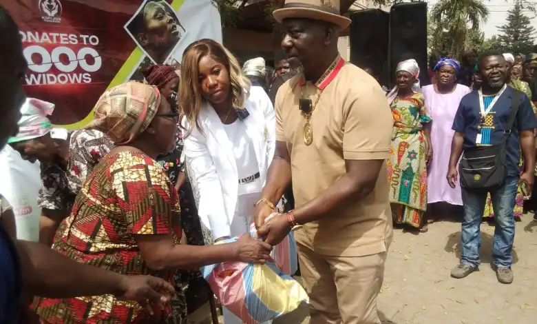 Renowned Road contractor Kofi Job and Wife Dr Esther Gyebi  hail  Workers on May Day