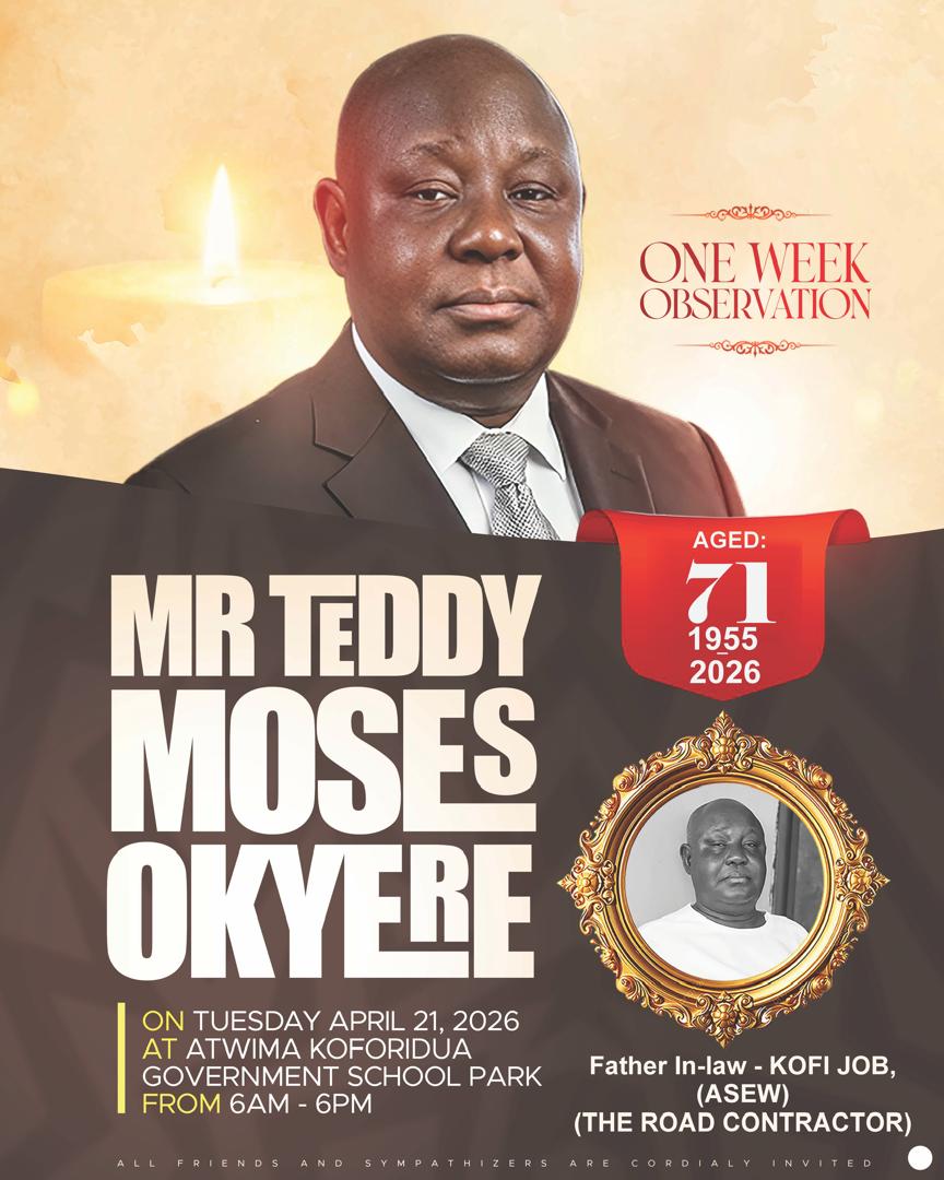 Founders of Kofi Job Foundation Mourn Passing of Dr. Esther Okyere Gyebi’s Father