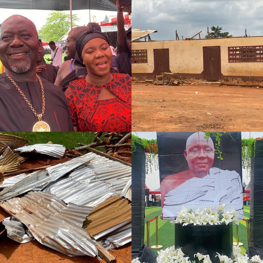 Kofi Job and Wife Renovate Storm-Damaged Classrooms at Atwima Koforidua to Honor Late Father-in-Law