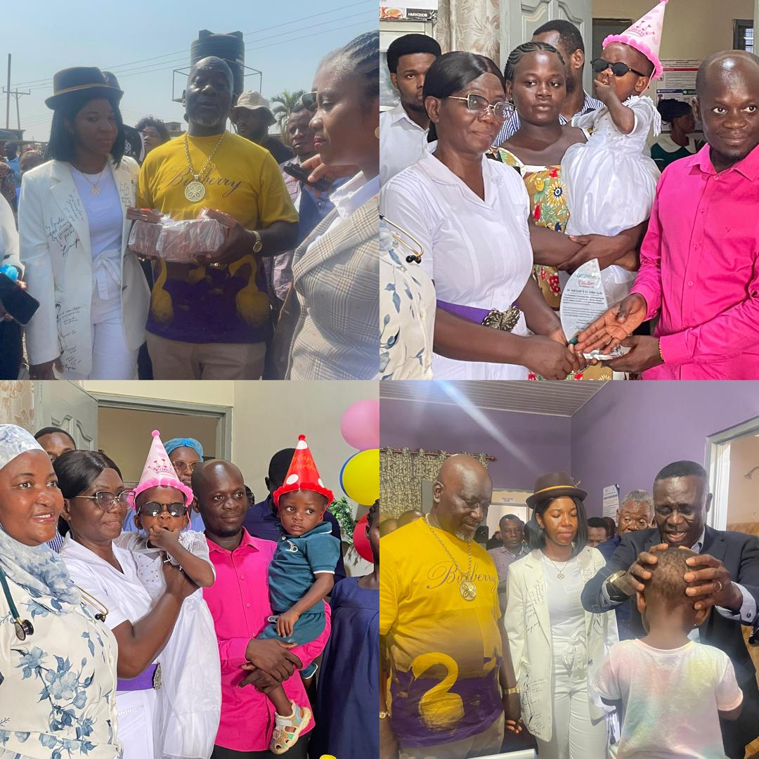 Kumasi South Hospital Honours Kofi Job, Wife for GH₵250,000 Lifesaving Support to Childhood Cancer Patients